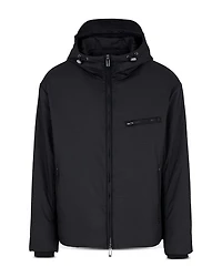 Hooded Blouson Jacket