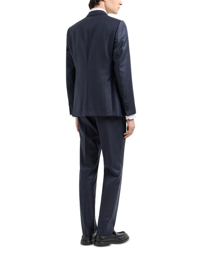 Slim Fit Micro Stripe Wool Suit
