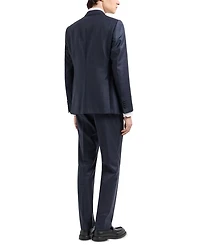Slim Fit Micro Stripe Wool Suit