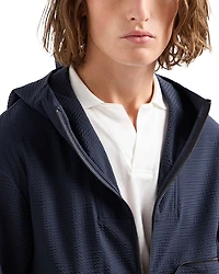 Seersucker Hooded Jacket