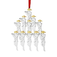 Nambe Twelve Days of Christmas: 11 Pipers Piping Ornament
