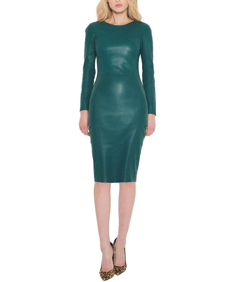 Mrs Smith Stretch Leather Dress