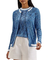 Ted Baker Addlinn Tipped Rib Knit Cardigan
