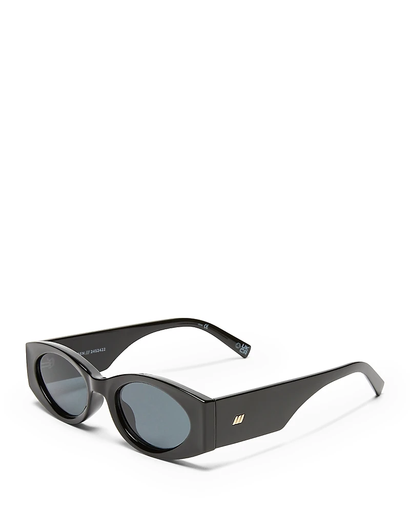 Le Specs Mermaiden Oval Sunglasses, 52mm