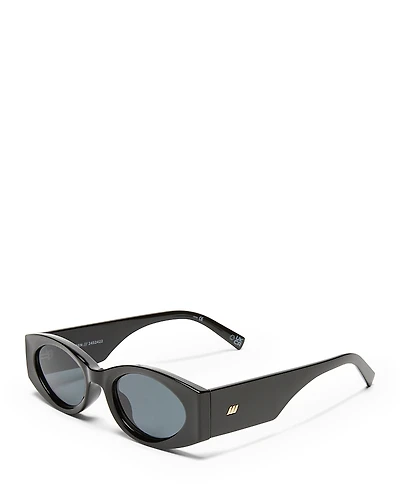 Le Specs Mermaiden Oval Sunglasses, 52mm