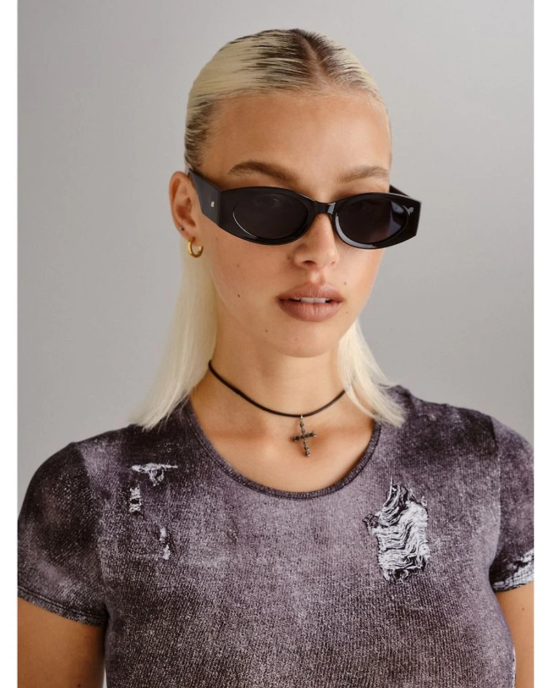 Mermaiden Oval Sunglasses, 52mm