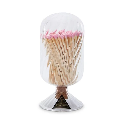 Helix Match Cloche, Pink-Tipped Matches
