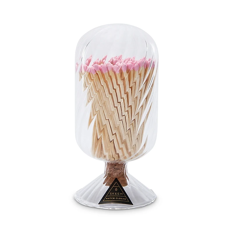 Skeem Design Helix Match Cloche, Pink-Tipped Matches