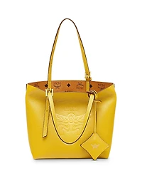 Mcm Himmel Mini Leather Shopper Bag