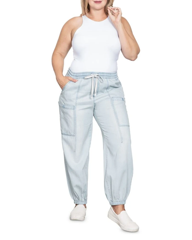 Plus Low Slung Pull On Pants