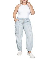 Plus Low Slung Pull On Pants