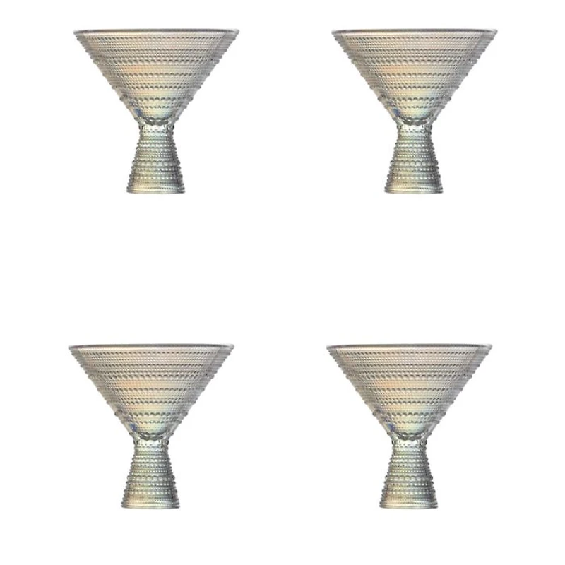 Fortessa Jupiter Iridescent Martini Glass, Set of 4