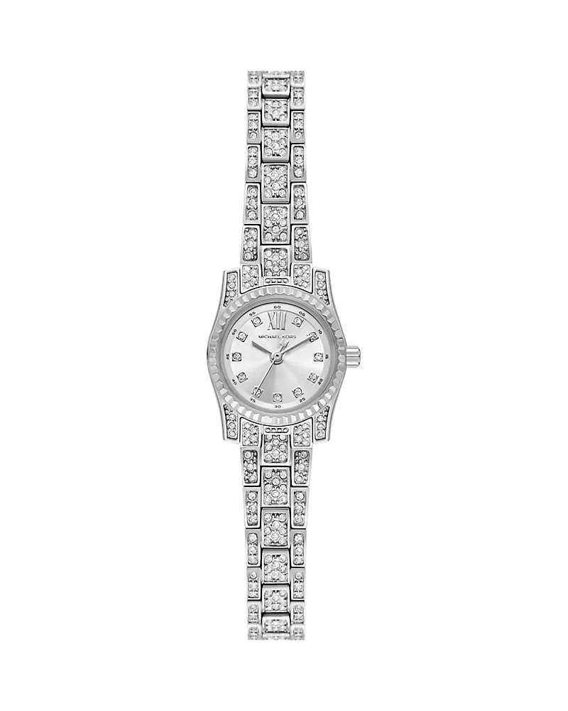 Michael Kors Lexington Three Hand Stainless Steel Watch, 19mm