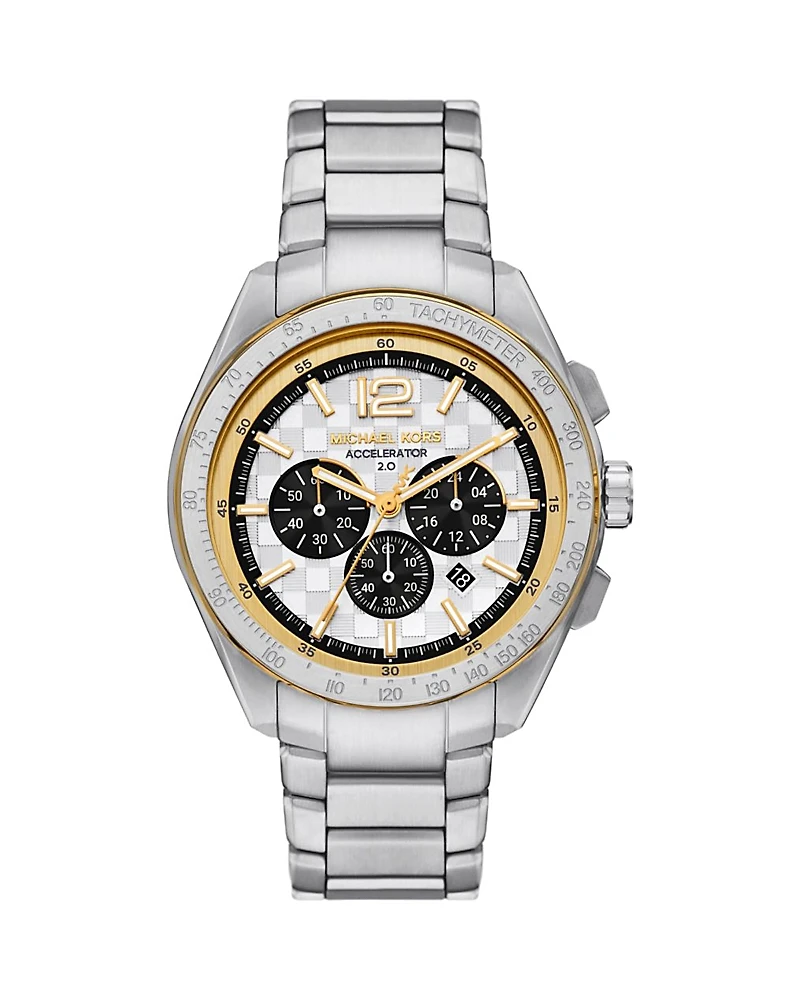 Michael Kors Accelerator 2.0 Chronograph Stainless Steel Watch, 44mm
