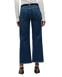 Rosie High Rise Ankle Wide Leg Jeans Fusion