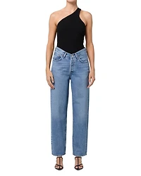 V-Waist High Rise Baggy Jeans Fairway
