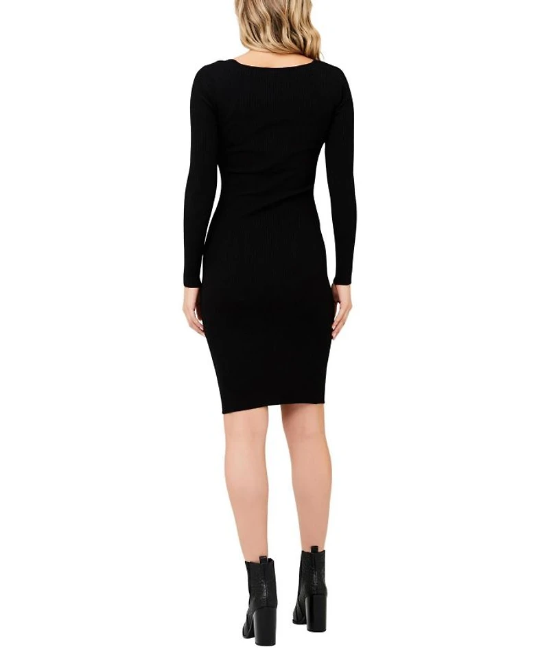 Sadie Rib Knit Nursing Dress