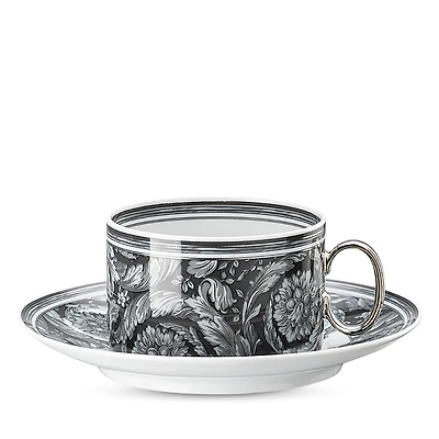Versace Barocco Haze Teacup and Saucer Set