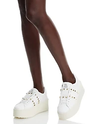 Women's Rockstud Untitled Low Top Platform Sneakers