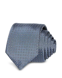 Skinny Floral Grid Tie