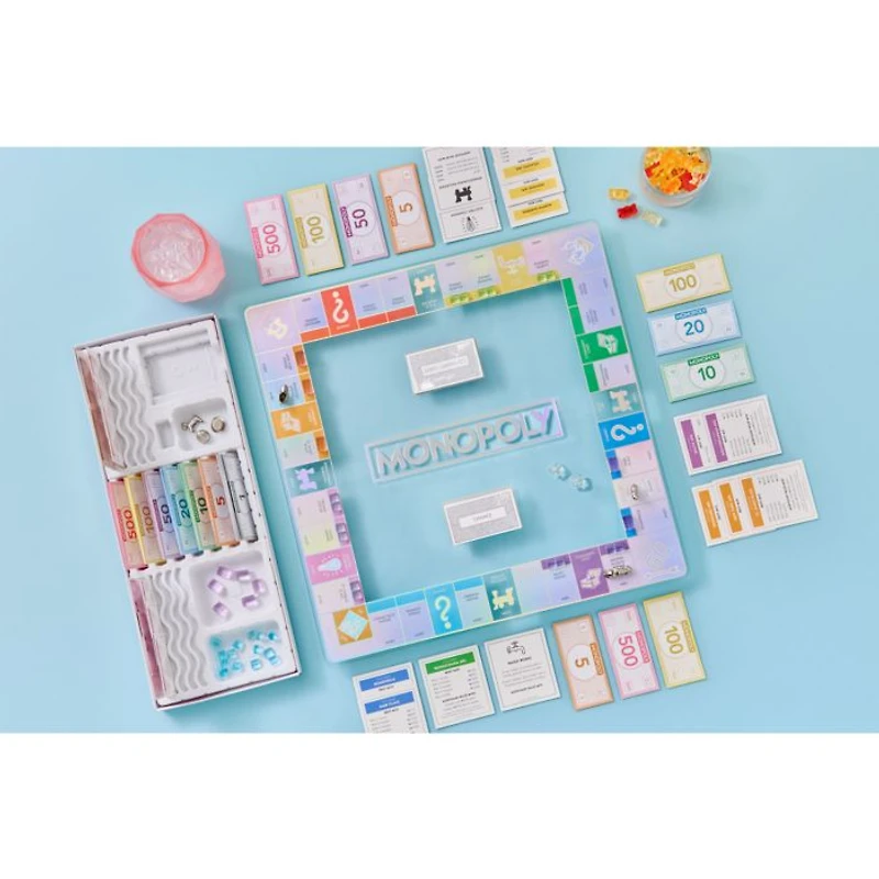 Monopoly Aura Glass Game