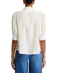 Weldon Collared Silk Blouse
