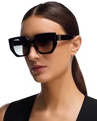 Triomphe Butterfly Sunglasses, 55mm