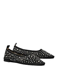 Tory Burch Women's Eddie Crystal Ballet Flats
