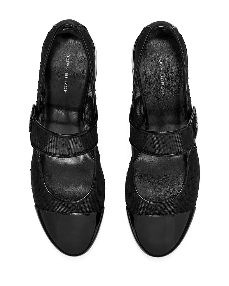 Women's Cap Toe Mary Jane Flats