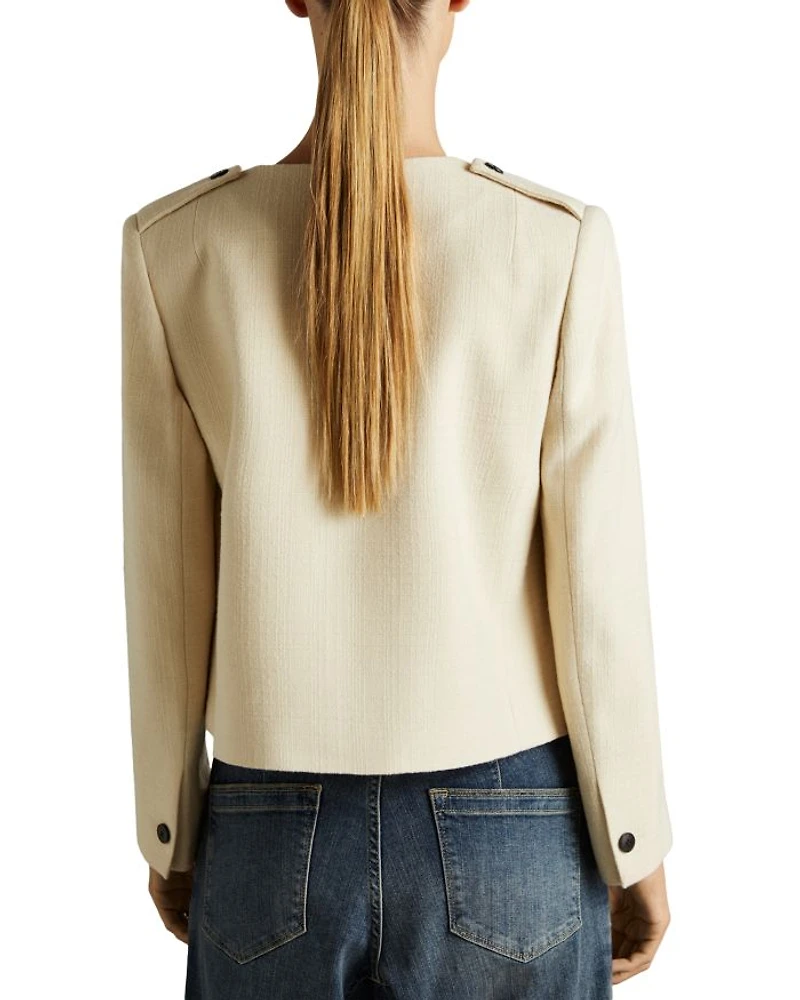 Blane Wool Cropped Jacket