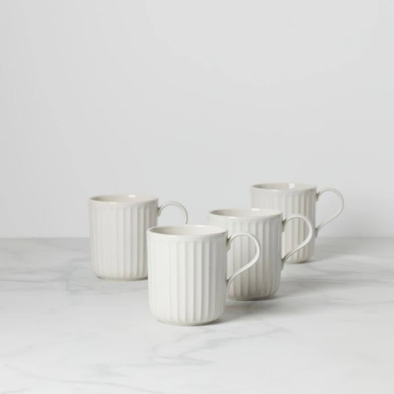 French Perle Mug, Set of 4