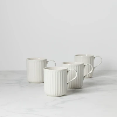 Lenox French Perle Mug, Set of 4