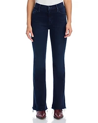 Petites Lil Weekender High Rise Flared Jeans Chip On My Shoulder