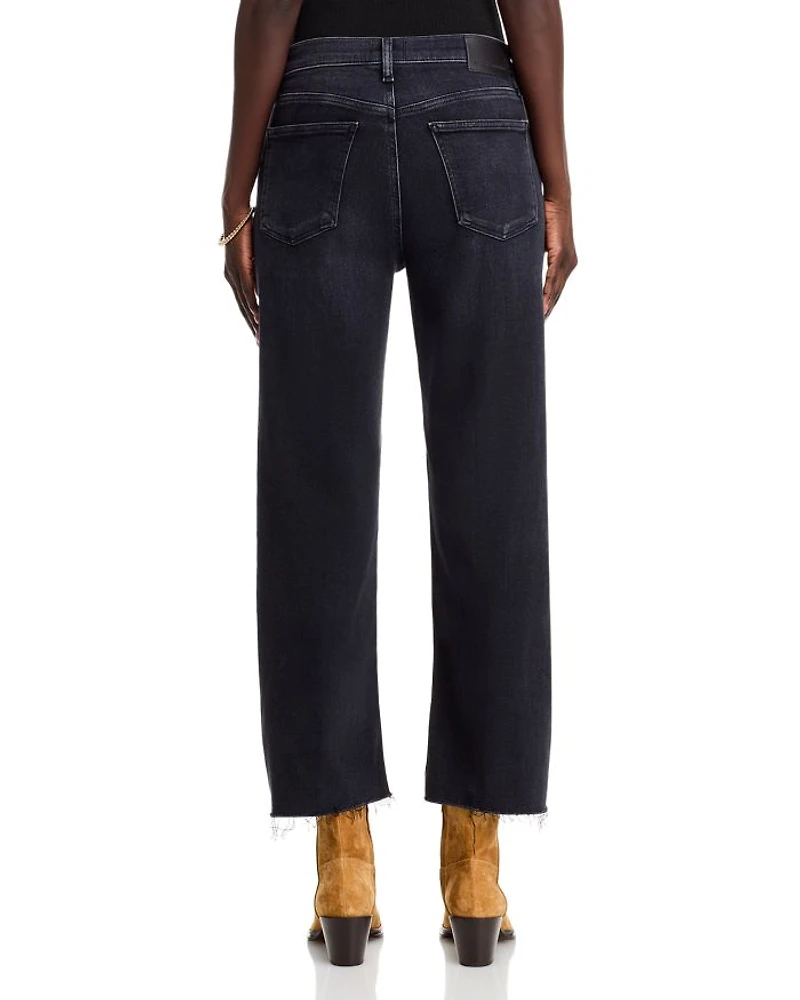 Palma High Rise Ankle Straight Jeans Medallion