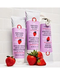 KP Bump Eraser Body Scrub with 10% AHA Exfoliant for Keratosis Pilaris - Strawberry
