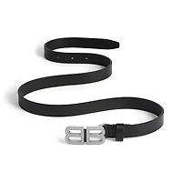 Balenciaga Women's Bb Hourglass Thin Belt