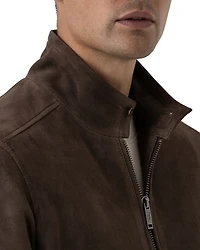 Glen Massey Suede Full Zip Jacket