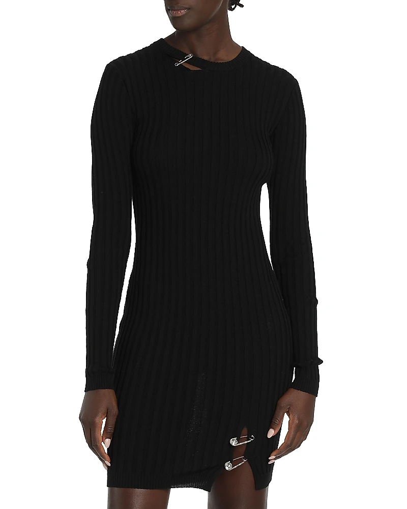 Versace Knit Wool Blend Dress