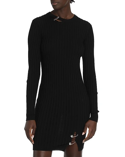 Versace Knit Wool Blend Dress