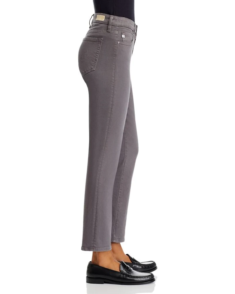 Mari Mid Rise Crop Jeans Misty Grey