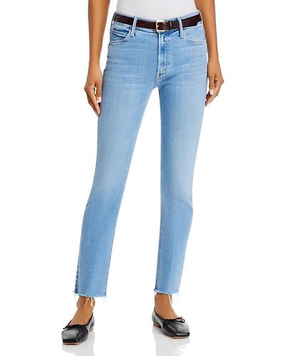 Dazzler Mid Rise Ankle Fray Jeans Blessing Disguise