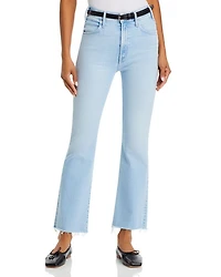 The Hustler Fray High Rise Ankle Jeans Ball Your Court