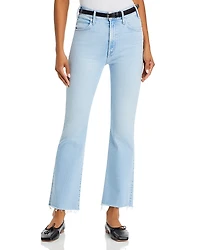 Mother The Hustler Fray Ankle Jeans