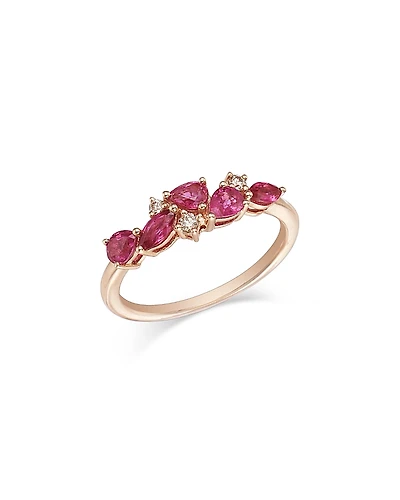 Bloomingdale's Fine Collection Ruby & Diamond Ring