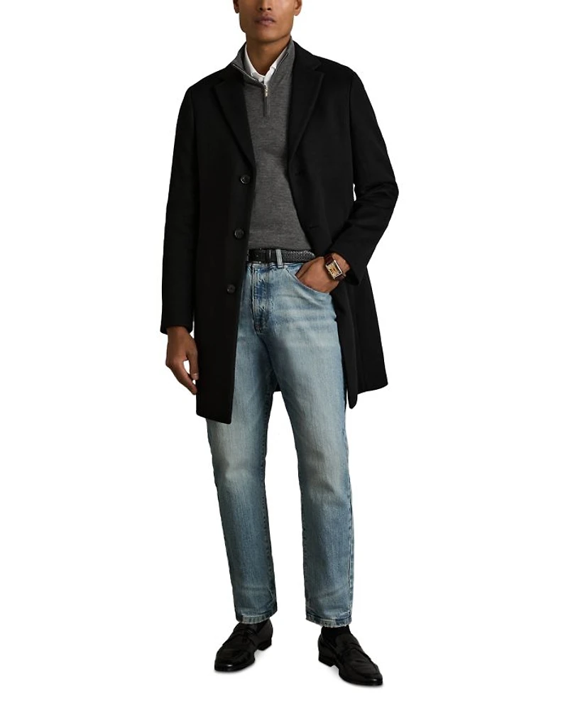 Quarter Zip Wool Sweater