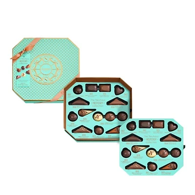 28 Piece Chocolates History Collection Box