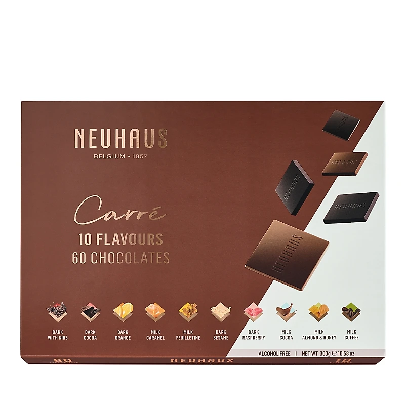 Neuhaus Carre 60 Piece Dark and Milk Chocolates