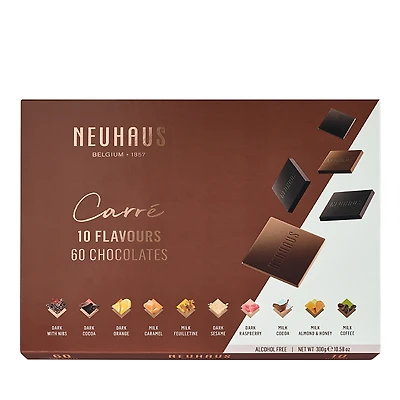 Neuhaus Carre 60 Piece Dark and Milk Chocolates