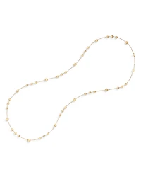 Marco Bicego 18K Yellow Gold Africa Textured Bead Long Strand Necklace, 36