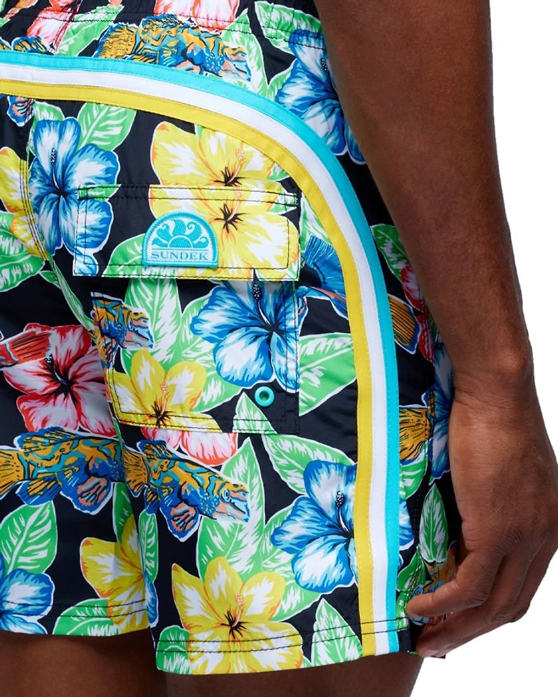 7" Floral Boardshorts